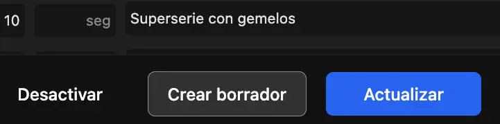 Sistema de borradores